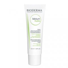 Bioderma Увлажняющий крем Hydra для пересушенной кожи с воспалениями, 40 мл (Bioderma, Sebium)