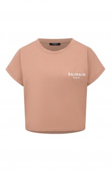 Хлопковая футболка Balmain