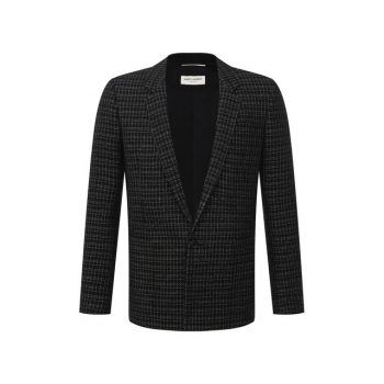 Пиджак из шерсти и вискозы Saint Laurent