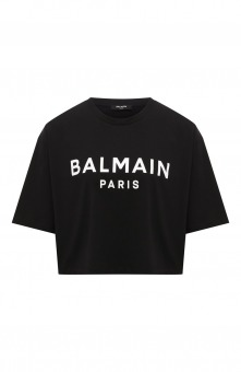 Хлопковая футболка Balmain