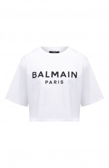 Хлопковая футболка Balmain