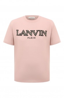 Хлопковая футболка Lanvin