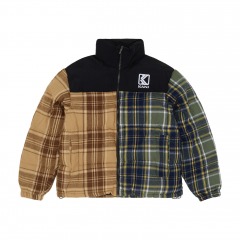 KK Og Flannel Block Puffer Jacket